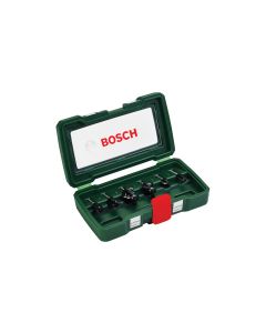 Bosch Wolfram Carbide Fr&auml;ser Set Hartmetall 6-teilig