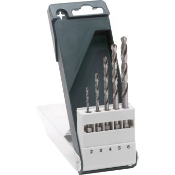Bosch Metall-Spiralbohrer-Set HSS Ø 2–6 mm – DIN 338, geschliffen