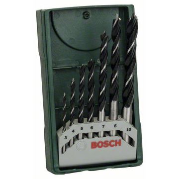 Bosch Holz-Spiralbohrer-Set Ø 3–10 mm