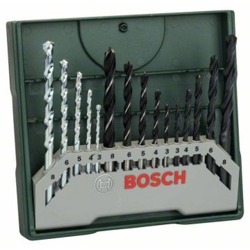 Bosch Universal-Bohrersortiment HSS-R Ø 3–8 mm