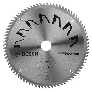Bosch Hartmetall Kreissägeblatt Ø 250 mm – 80 Zähne